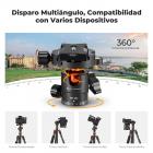 150cm Trípode de Fibra de Carbono para Cámara con Monopié + Rótula de Bola + Placa de Liberación, Carga 8KG - C225C0+BH-25 (BA225)