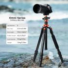 175 cm Aluminium Statief Lichtgewicht en Draagbaar met 10 kg Draagvermogen, Monopod en 28 mm Ball Head – O255A4+BH-28L