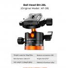 175 cm Aluminium Statief Lichtgewicht en Draagbaar met 10 kg Draagvermogen, Monopod en 28 mm Ball Head – O255A4+BH-28L