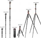 trasforma 69,3 pollici, può essere utilizzato come monopiede per fotocamera o convertito in alpenstock da escursionismo