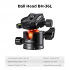 Kameran kolmijalka Vaakasuuntaiset alumiinijalustat Kannettava monopod 36 mm:n kuulapäällä, 16 kg:n kuormituskapasiteetti pikairrotuslevy,