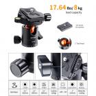 17.64lbs/8kg capacità di carico, 1/4 di vite per fotocamera, 1" testa a sfera