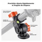 163cm Trípode de Aluminio para Cámara con Columna Central Multiángulo Giratoria + Rótula de Bola + Soporte de Teléfono, Carga 8KG, Peso 1,65KG - K234A0+BH-28L