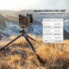 sezioni della gamba del kentfith, diametro massimo del tubo, altezza massima, altezza minima, lunghezza piegata, capacità di carico