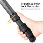 Meccanismo twist-lock della gamba del treppiede, blocco/sblocco rapido con solo 1/4 di giro