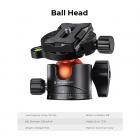 62"/1.6m professionelt kulfiberstativ 15kg/33lbs maksimal belastning, kompakt og bærbart, med 360° kuglehoved og aftagelig monopod, A255C2+BH-36L