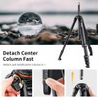 Compact Camera Reisstatief Aluminium 15kg/33.07lbs Belasting 70"/177cm Max. hoogte