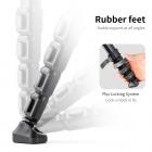 Compact Camera Reisstatief Aluminium 15kg/33.07lbs Belasting 70"/177cm Max. hoogte