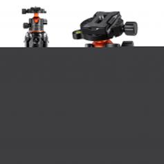 70"/1.8m Aluminium Camera Tripod K&F Concept Compact Portable Video Camera Tripod 15kg/33.07lbs Load Max Height Portable & Flexible M1+BH-35L