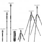 K&F Concept X-Serien 172cm Kulstof Fiber Kamerastativ, Professionelt 36mm Kuglehoved Tripod, 16KG Belastning, Letvægts Fotostativ til DSLR, Videooptagelse, Rejse og Udendørs Fotografering X284C4+BH-36
