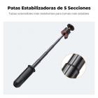 Palo Selfie Trípode, Mini Trípode Teléfono,Selfie Stick Trípode para Móvil, Trípode Extensible de Mesa con Control Remoto Bluetooth & Soporte de Teléfono para Smartphone DLSR Cámara Webcam, Negro