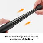 K&F Concept 153 cm metallforlengelsesstang MS07, 14 adapter, utstyrt med GoPro-adapter, kompatibel med GoPro, DJI Action, Insta360