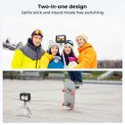 MS03 13''/33 cm telefonstativ Selfie Stick Desktop Stand (liten størrelse) for Gopro, Action og Insta Orange Grey