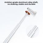 MS03 13''/33 cm telefonstativ Selfie Stick Desktop Stand (liten størrelse) for Gopro, Action og Insta Orange Grey