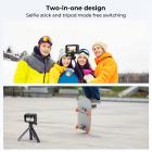 MS03 13''/33 cm telefonstativ Selfie Stick Desktop Stand (liten størrelse) for Gopro, Action og Insta Black Orange