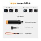 Breite Kompatibilität: Kompatibel mit Insta360 One R/RS, DJI Osmo Action 4/3,Akaso Action Kameras usw.