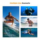 K&F Concept MS17 Flytehåndtak Vanntett Flyte Håndtak Selfie Stick Kompatibel med Insta360 One R/RS, DJI Osmo Action 4/3,Akaso Action-kameraer