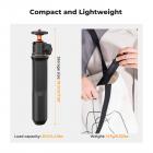 23,6''/60 cm 3-i-1 selfiestang bordstativ med kuglehoved + mobiltelefonholder + GoPro-adapter + Bluetooth-fjernbetjening MS11