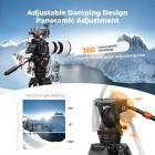 72"/1,8 m videostativ i aluminium med tværgående midtersøjle – bæreevne 8 kg / 17,6 lbs, med fluid-hoved – til DSLR-kameraer og videokameraer | VA18 + VH081