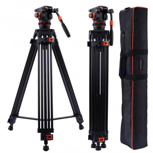 Movo GH800 Testa Cardanica Professionale Per Treppiede - Supporto Per Teleobiettivi Fino A 15 Kg, Piastra Arca-Swiss
