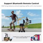 K&F Concept kamerastativ, 75" lette, bærbare reisespeilreflekskamerastativ for kameratelefon Stativ for videoopptak, mobiltelefonklips for smarttelefon Live Streaming Vlog (grå, 75'')