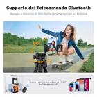 K&F Concept Treppiede Fotocamera e Smartphone 190cm, Treppiede Leggero in Alluminio S255A3+BV01 con Telecomando Bluetooth/Borsa/Clip 2-in-1, Cavalletto Fotografico per Canon Nikon Sony/DSLR/iPhone