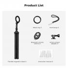 Octopus magnetisk telefonholder Stativ kommer med magnetisk guide, Bluetooth-fjernkontroll, mobiltelefonsnor, GoPro-adapter MS36