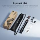 73" kompakt kamerastativ i aluminium, bærbart rejsestativ kompatibelt med iPhone, kapacitet på 22 lbs Arca Swiss kuglehoved til DSLR spejlløst kamera, laserniveau, jagt K&F CONCEPT