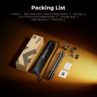 67" / 172 cm aluminiums rejsekamerastativ med Arca-kompatibelt kuglehoved, kompakt, bærbart og let stativ vejer 2,6 lb, maks. belastning 22 lb til DSLR, spejlløst spotting scope, iPhone teleprompter, K&F CONCEPT