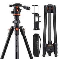 180 cm (70,86") Trépied Photo en Aluminium – Rotule Ball Arca-Swiss (Charge 8 kg) – Compact et Léger pour DSLR, Hybride et iPhone