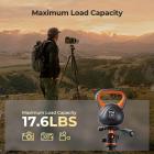 71" aluminium kompakt kamerastativ, bærbart rejsestativ kompatibelt med iPhone, kapacitet 17,6 lbs Arca Swiss kuglehoved til DSLR spejlløs kamera O234A3+BH-36 K&F CONCEPT