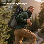 71" aluminium kompakt kamerastativ, bærbart rejsestativ kompatibelt med iPhone, kapacitet 17,6 lbs Arca Swiss kuglehoved til DSLR spejlløs kamera O234A3+BH-36 K&F CONCEPT