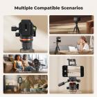 71" aluminium kompakt kamerastativ, bærbart rejsestativ kompatibelt med iPhone, kapacitet 17,6 lbs Arca Swiss kuglehoved til DSLR spejlløs kamera O234A3+BH-36 K&F CONCEPT