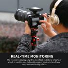 M9 langaton mikrofoni metallikuori tukee järjestelmäkameroita, digitaalikameroita, vastaanottimia, iPhone 14 pro Android, kannettavat tietokoneet, DV