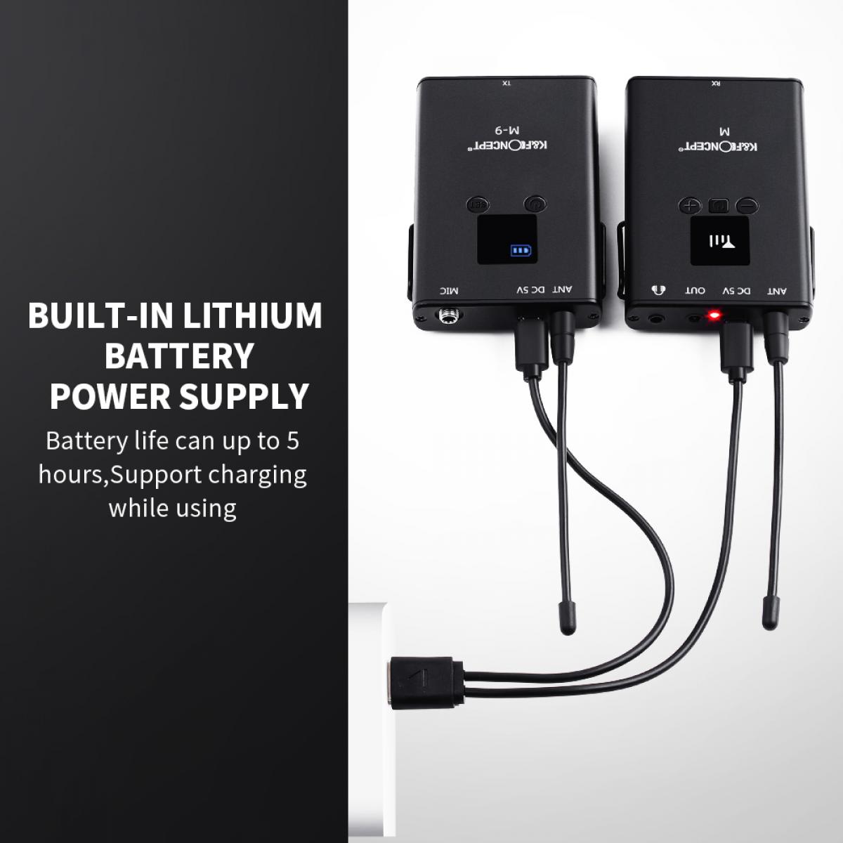 M9 langaton mikrofoni metallikuori tukee järjestelmäkameroita, digitaalikameroita, vastaanottimia, iPhone 14 pro Android, kannettavat tietokoneet, DV