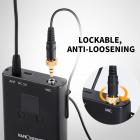 M9 langaton mikrofoni metallikuori tukee järjestelmäkameroita, digitaalikameroita, vastaanottimia, iPhone 14 pro Android, kannettavat tietokoneet, DV
