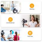 WM10 draadloze microfoon één met twee metalen omhulsel kan lavalier-microfoon bewaken