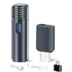 A10 langaton Lavalier-mikrofoni Lapel Mic System Plug&&Play Vloggerille - iPhone + Type-C -sovitin