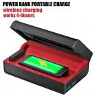 E300 2,4 GHz trådløs Lavalier -mikrofon med ladeetui Plug & Play for streaming - belysning