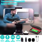 E300 2,4 GHz trådløs Lavalier -mikrofon med ladeetui Plug & Play for streaming - belysning