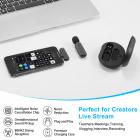 Langaton K60-mikrofoni iPhone iPadille, iPhone 14 pro -videotallennus, TikTok Facebook Live Steam, Youtuberit, vloggaajat, haastattelu, Clip-on Plug and Play