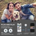 J11 En-til-en trådløs lavaliermikrofon for iPhone og iPad, med ladeboks, plug and play, for YouTube, videoopptak, Facebook-livesending, Tiktok, Vlog, intervju, 2,4G radiostøyreduksjon