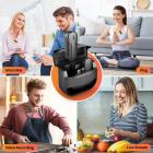 M8 Pro draadloze lavaliermicrofoon Leereel plug-play mini-reversmicrofoon met 700mAh oplaadetui