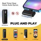 Microfono lavalier wireless M9 Plug-Play con riduzione del rumore Sincronizzazione automatica