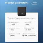 Langaton S11 Lavalier-mikrofoni iPhonelle, langaton mikrofoni iPhonelle kannettavalla latauskotelolla, automaattinen synkronointi, iPhone-mikrofoni videon tallennusta varten Podcast/YouTube/Facebook/TikTok/Vlog