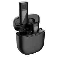 Mikrofon bezprzewodowy M10 z etui ładującym, typ C, interfejs Apple Bezprzewodowy mikrofon krawatowy 2 w 1, 3 poziomy redukcji szumów, do YouTube, nagrywania, blogowania wideo, transmisji na żywo z Facebooka