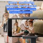 M10 en-to trådløs mikrofon med ladeveske, Type-C, Apple-grensesnitt 2 i 1 trådløs Lavalier-mikrofon, 3 nivåer av støyreduksjon, for Youtube, opptak, videoblogging, Facebook Live Streaming