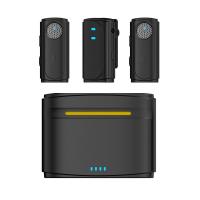 Microfono lavalier wireless J20 One-two con custodia di ricarica, per Youtube, registrazione, video blog, streaming live di Facebook, per interfaccia fotocamera