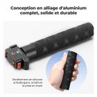 Perche à selfie pliable à fixation magnétique K&F CONCEPT, compatible avec Insta360 X5, tige d'extension invisible de 89 cm (35 pouces) en alliage d'aluminium, poignée réglable avec verrouillage de sécurité