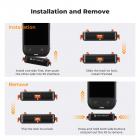 K&F Concept Magnetisk Quick Release-montering Kompatibel med Insta360 X5, Aluminiumsbeslag med sikkerhedslås/1/4" Skruehul til stativ, Selfie-stangstativ, Actionkamera Vlogging-tilbehør